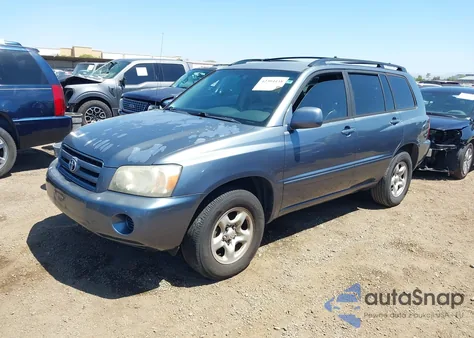 2006 Toyota Highlander from USA, damaged, VIN JTEGD21A460142717